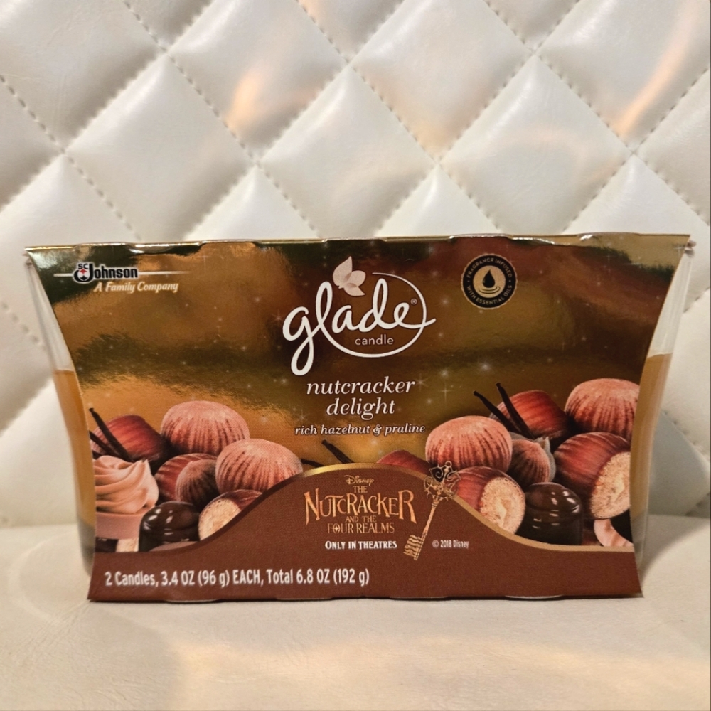 Nutcracker Delight ~ Rich Hazelnut & Praline Glade 2 Pack RARE